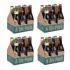 Custom Made Brown 6 Bottle Wine Box Supplier