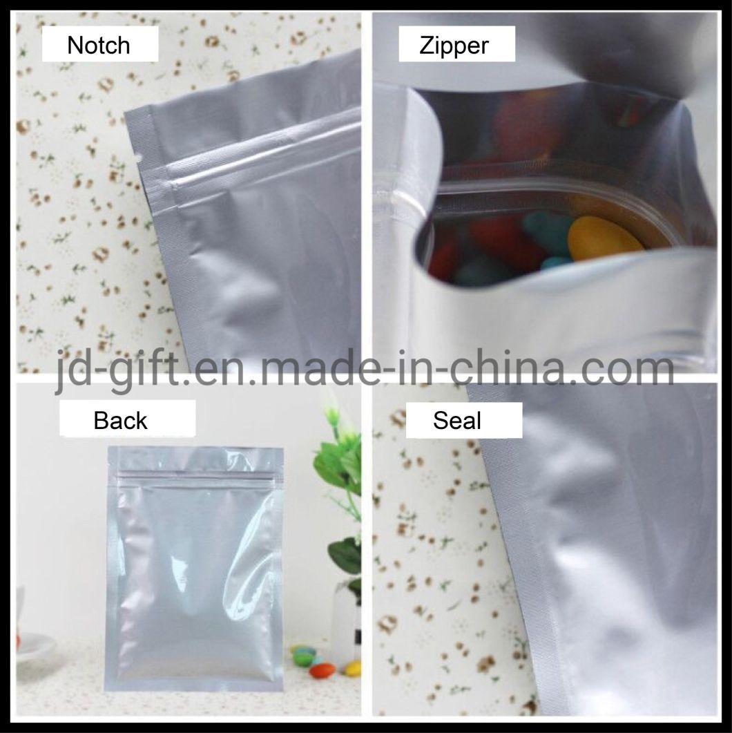 Wholesale Clear Flat Zipper Pouches for Food Packaging Support Customized Printing for Tea Grains Nuts