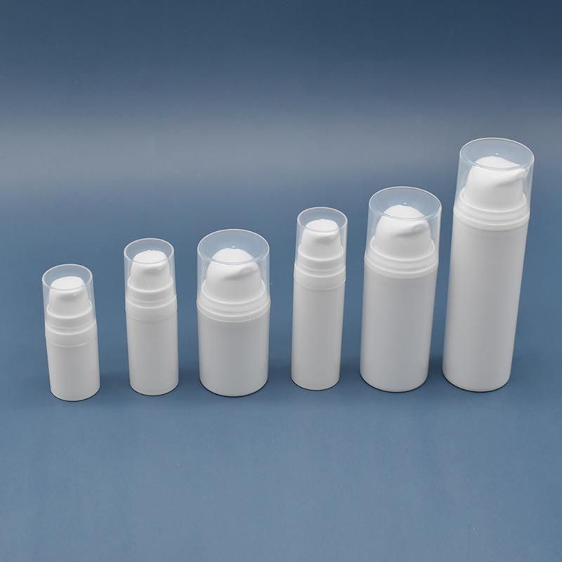 15ml 30ml 50ml White Airless Bottle PP Airless Pump Bottle