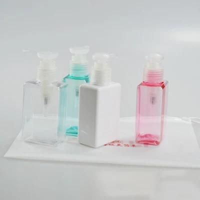 100 Ml Travel PETG Travel Set Vinyl Bag PETG Plastic Bottle Kit