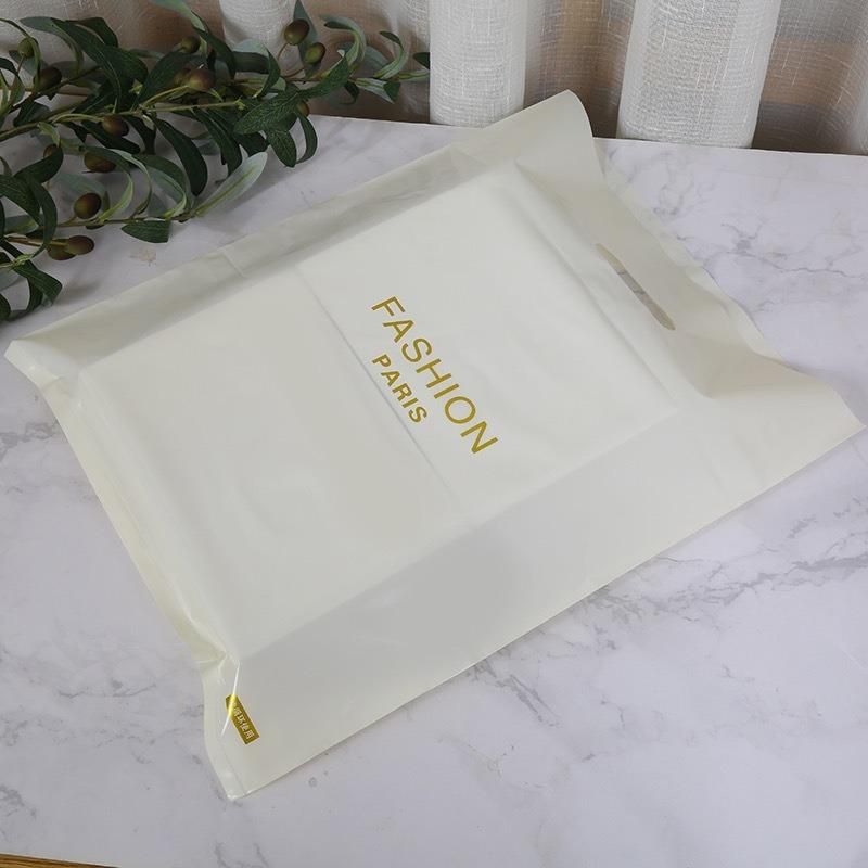 Fashion Plastic Bag with Handle Cheap Gift Packaging Bag Custom Logo