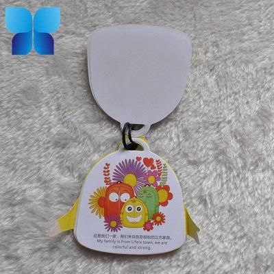 Wax String Folding Swing Tag for Children&prime;s Schoolbag