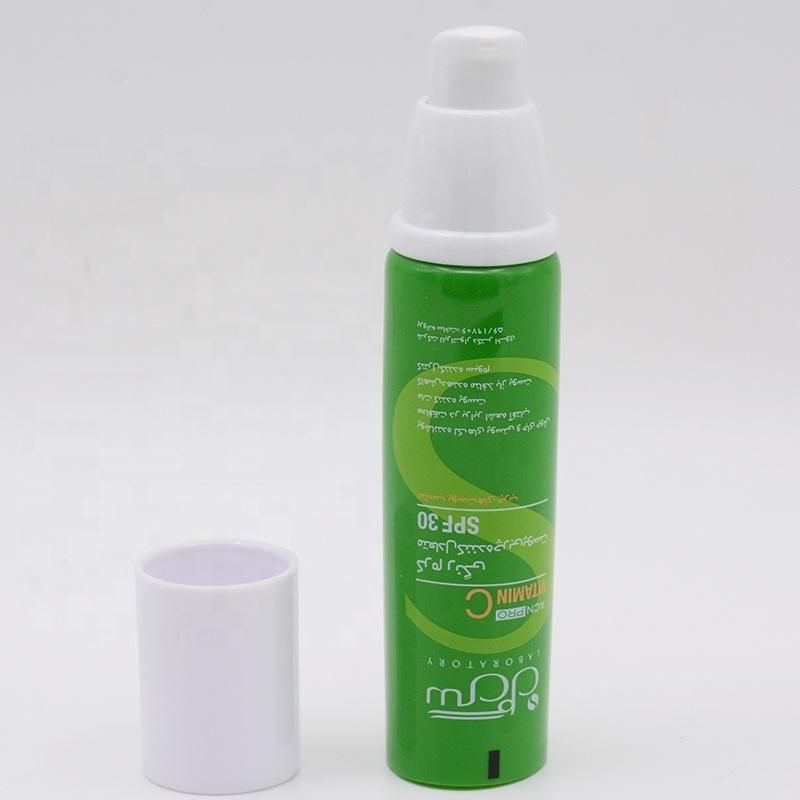 Cosmetic Packaging Sunscreen Sunblock Tube Airless Pump Packaging Tube