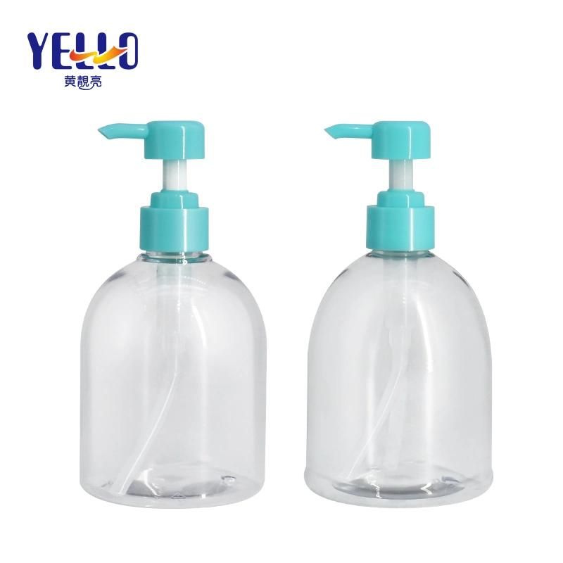 Soft HDPE Cosmetic Skincare Packaging Boston Round 800ml 500ml 300ml 250ml 200ml Shampoo Lotion Bottles