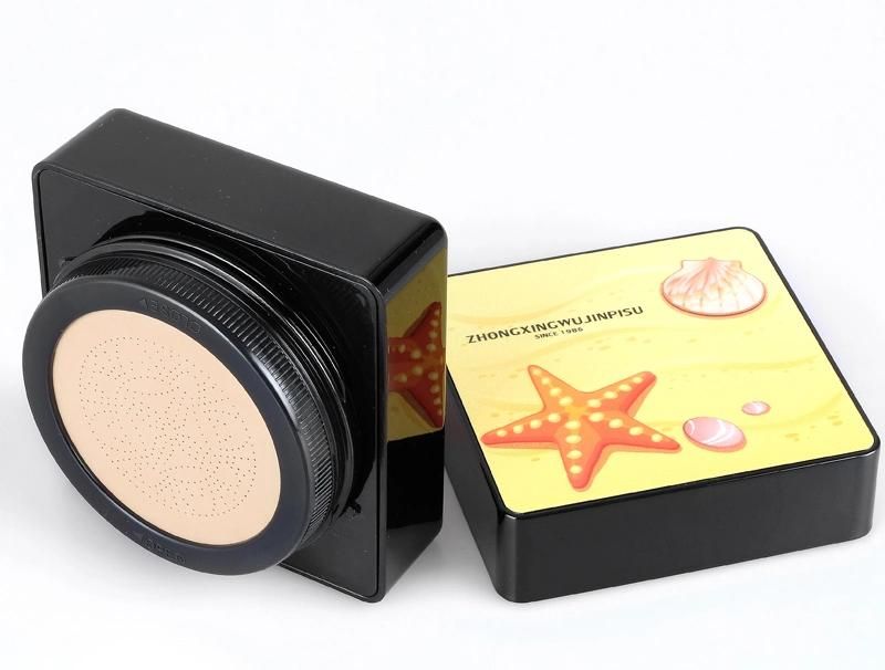 Wholesale New Design Empty Compact Powder Cosmetic Air Bb Cushion Foundation Case with Mirror