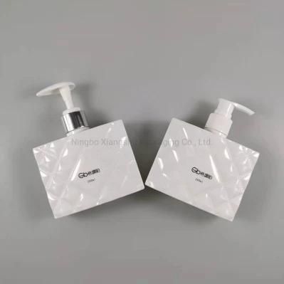 240ml Square PETG Lotion Pump Bottle Body Cream Bottle Shampoo Bottle Moisturizing Cream Bottle