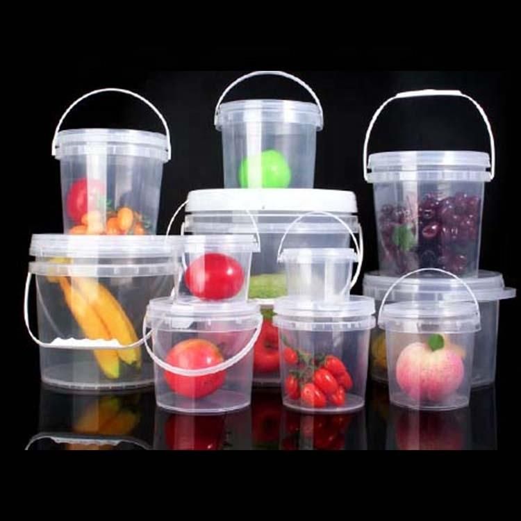 Best Selling Food-Grade Plastic Round Bucket with Handle and Lid