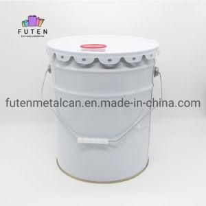 Un Approved Metal Custom Chemical Paint Pail 5 Gallon 10 Liter 18 Liter Pail Bucket with Lever Lock Ring Lid