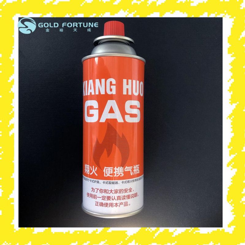 Custom Made Aerosol Cans for Butane Gas 400ml 65*158mm