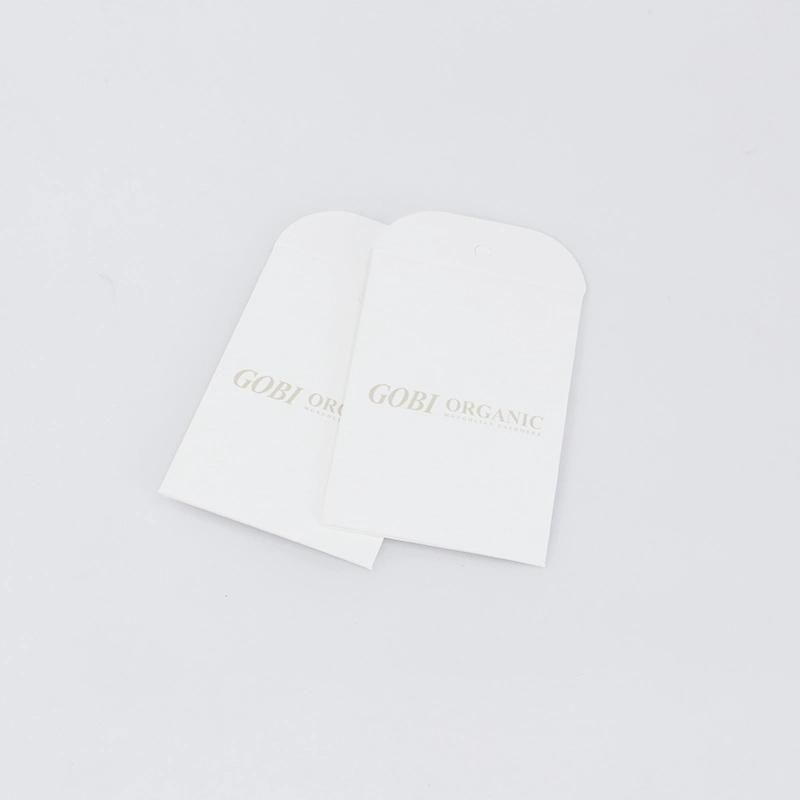 Matte White Paper Custom Spare Button Small Pouch