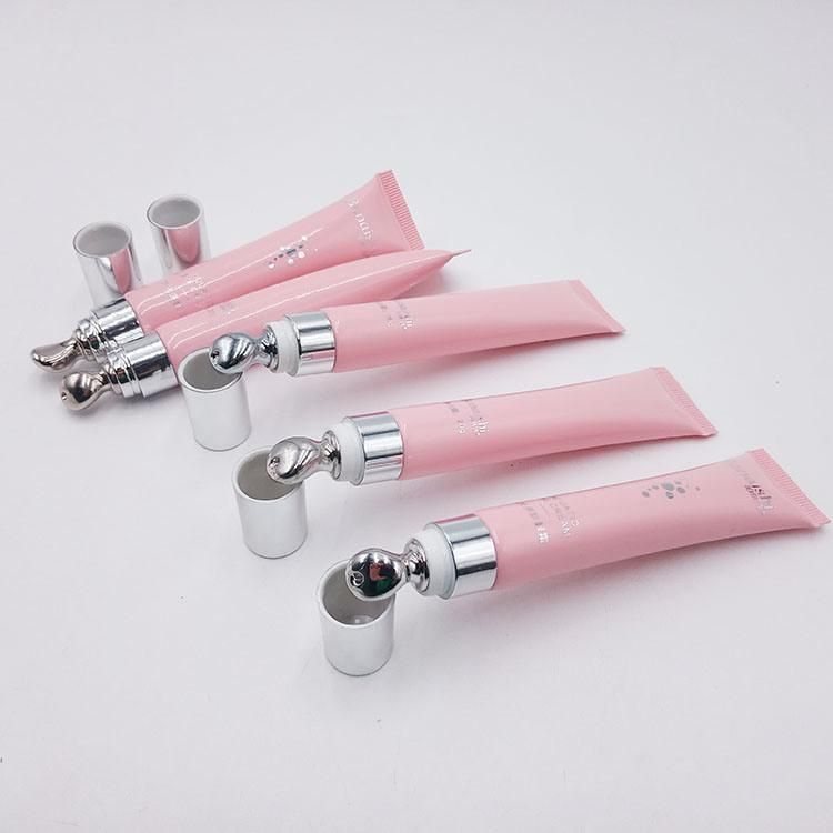 Factory Custom Pink Eyes Cream Tube with Massage Head Packaging