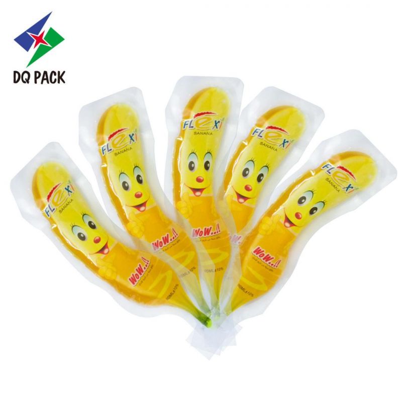 Bottle Shape Stand up Injection Bag for Juice Packaging