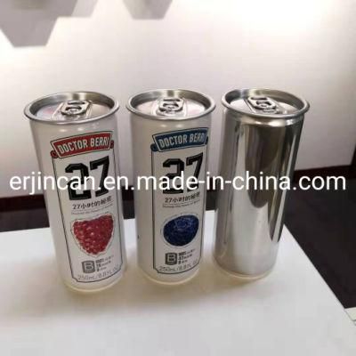 Custom Aluminum Drink Cans 250ml