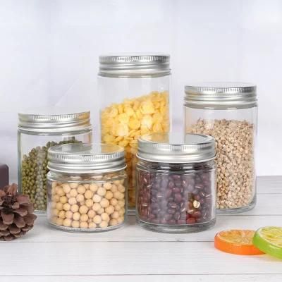 Sauce Jam Fruit Packaging Seed Wedding Candy Can Honey Small Flat Storage Jar