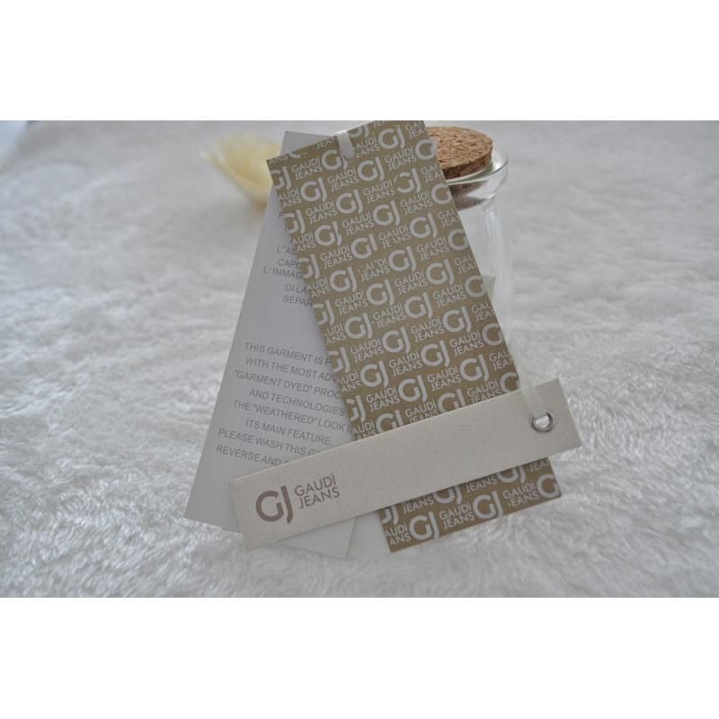 Three Pieces Tag with String for Apparel Fabric