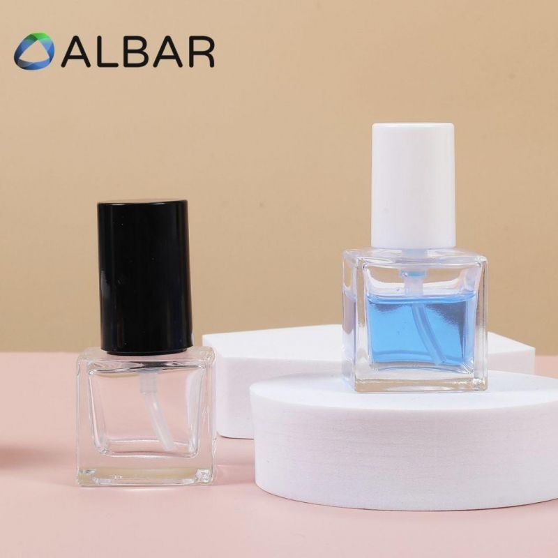 Cream Liquid Foundation Square Glass Bottles for Makeups with Press Pump