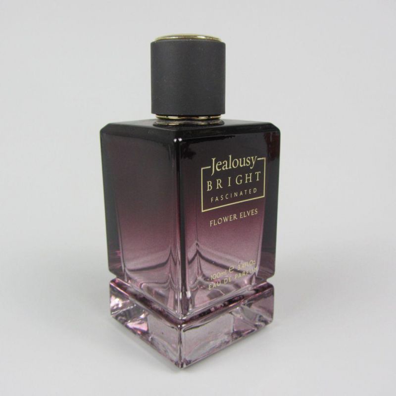 Customised Wholesale Sprayer Glass Perfume Bottles with Black Cap