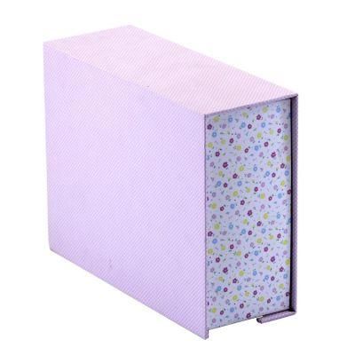 Custom Paper Cardboard Photo Storage Boxes Baby Shoe Packaging Box with PVC Clear Window
