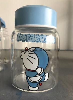 Mini Size Water Bottle Glass Couple Bottle Cartoon Bottle