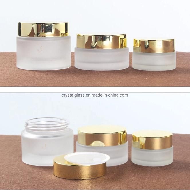 Frosted Glass Skin Cream Jar 30g 50g