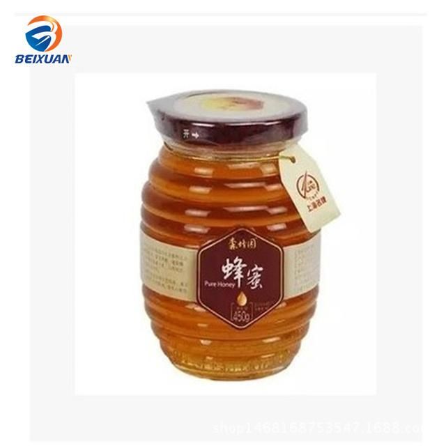 85ml Clear Spiral Round Honey Glass Jar Glass Bottle