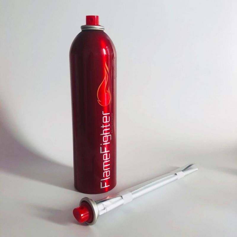 High Pressure Aluminum Spray Can for Aerosol Foam Fire Extinguisher