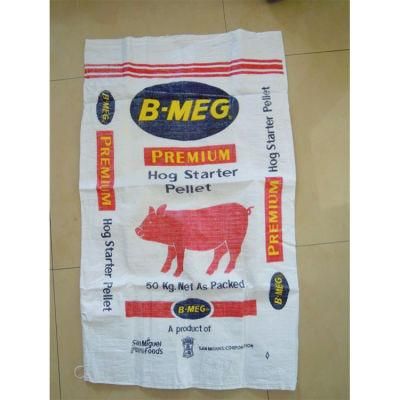 Packaging Plastic 25kg 50kg Sugar Flour Rice Fertilizer Sack Laminated PP Woven Bag