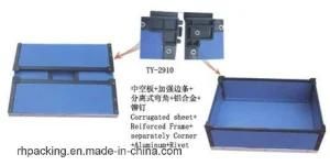 Corrugated Sheet+Reiforced Frame+Separately Corner+Aluminum+Rivet PP Plastic Box