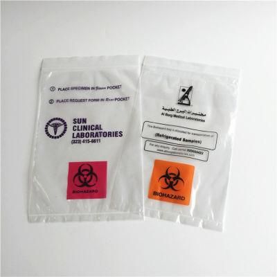 Factory Direct Custom Poly Security Evidence Specimen Plastic Bag