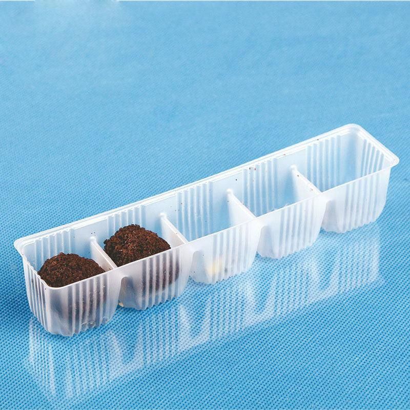 PP white plastic chocolate or bescuit food container