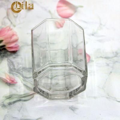 Wholesale China Modern Empty Clear Custom Candle Vessels Glass Candle Jar