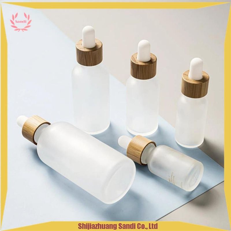 Glass Bottle Serum Dropper Bottle for Cosmetics 30ml 60ml 80ml