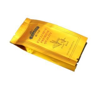 100g Aluminum Foil Four Side Sealed Tea Packaging Bag