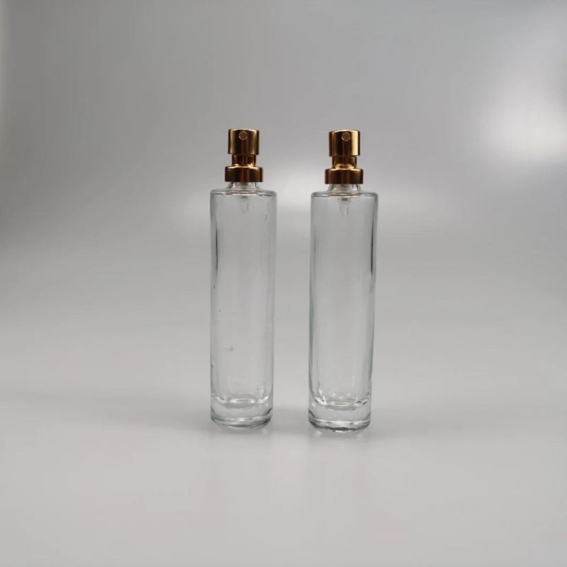 Custom Logo 20ml 60ml 100ml Clear Transparent Glass Perfume Spraying Bottle