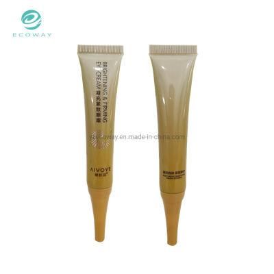 Skincare Eye Cream Packaging Plastic Cosmetics with Long Nozzle Tube