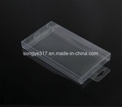 PVC Clear Folding Blister Packing Box for Mobile Phone