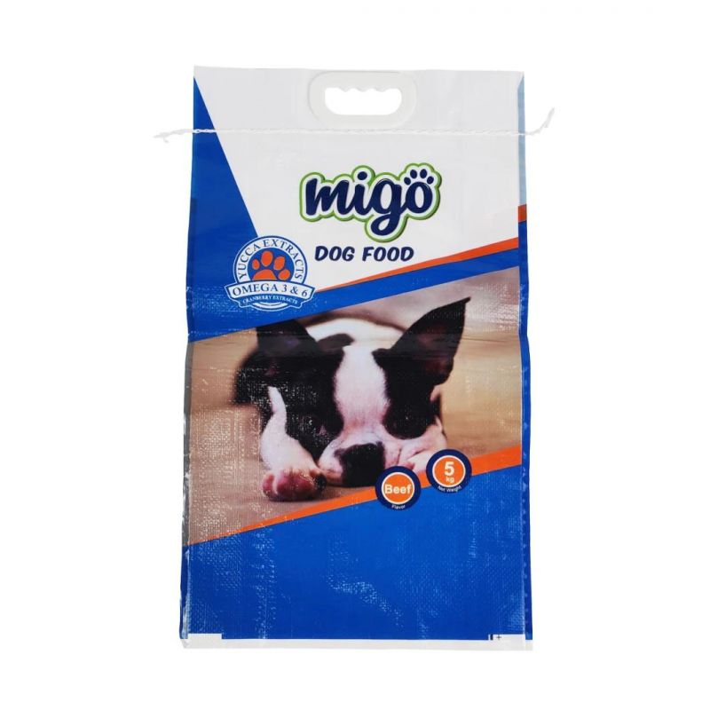 Top Resealable Plastic BOPP Packaging Bag Pet Feed Animal Food Bag