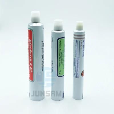 Skin Medicine Ointment Aluminum Tube Packing Collapsible Metal Containers