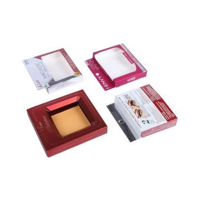 2021 Hot Sale Luxury Glitter Empty Clear Window Facotry Manufacture Faux Eyelashes Box Custom Cute Package Box