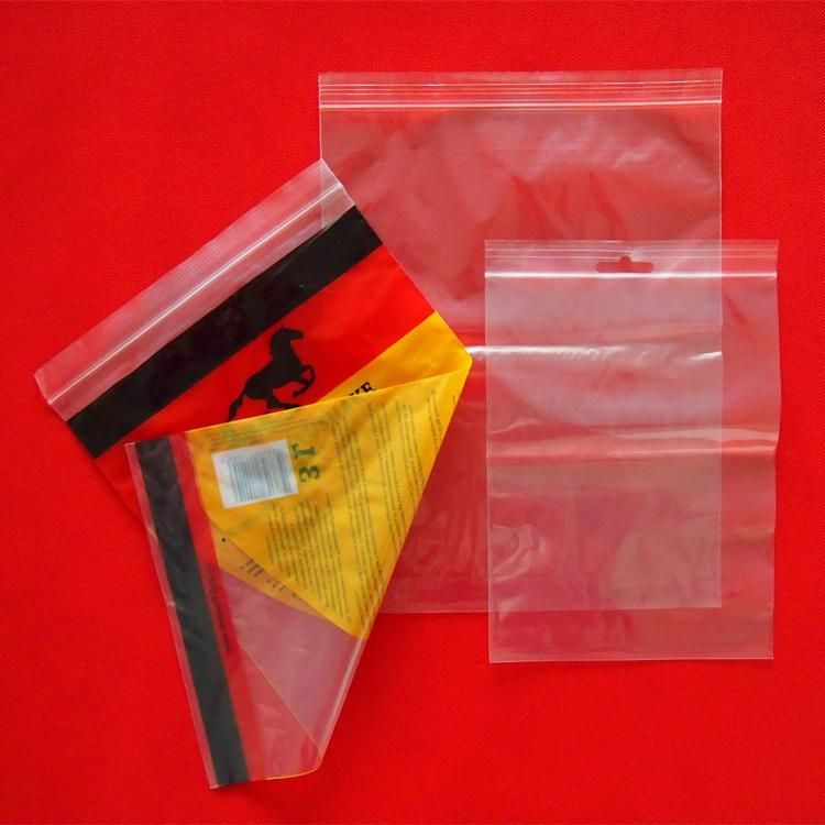 Custom Printed Resealable Bag LDPE Zip Lock Bag Self Adhesive Bag