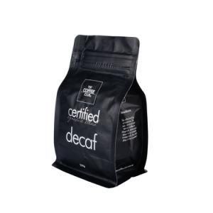 Food Coffee Tea Snack Candy Rice Grain Flour Zip Lock Storage Kraft Paper Plastic Pouch Packaging Bag with Zipper Valve Brown Paper Bag