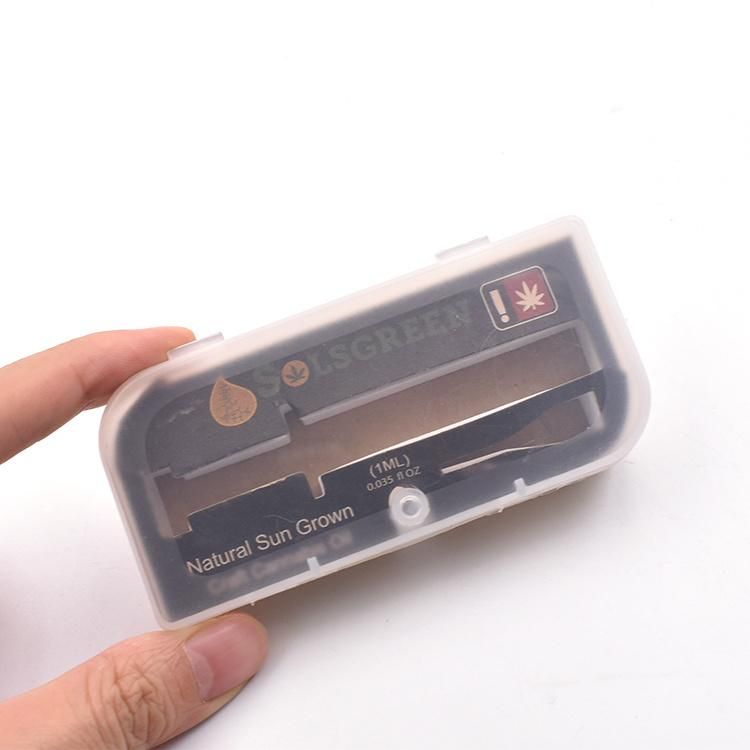 Wholesale 1ml Glass Syinge Plastic Magnet Box with Custom Card Paper Logo