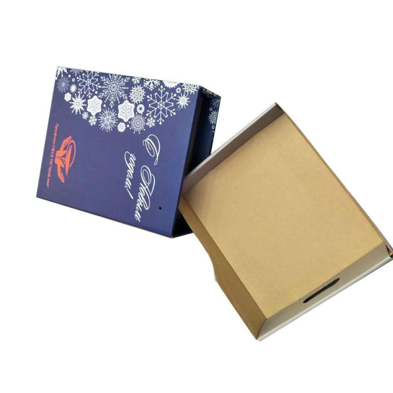 Online Custom Blue Free Printing Cardboard Drawer Box on Hot Sale