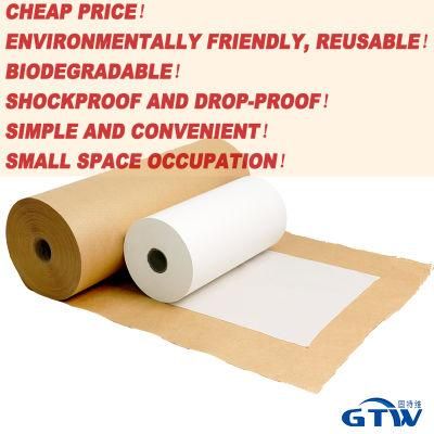 in Store Buffer Protective Packaging Roll Cushioning Kraft Honeycomb Wrapping Paper