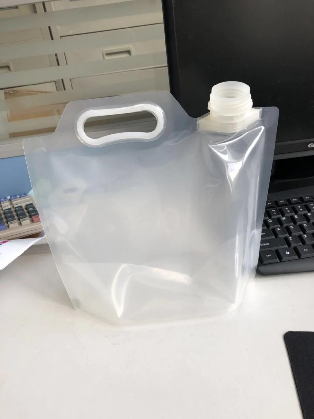 Food Grade Plastic Spout Bag for Beer with Printed Logo