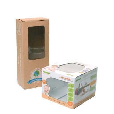 China Custom Logo Printed Cardboard Paper Window Lid Paper Box Manufacturer Supplier Factory