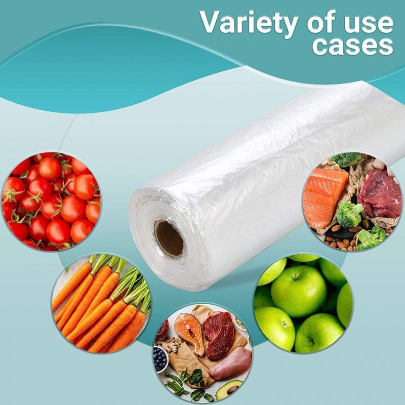 11"X14" 11"X17"11X19" Plastic Clear Grocery Fruit Bread Vegetable Food Storage Packing Produce Bag on a Roll