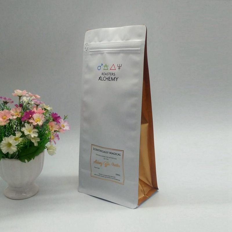 Stand up Aluminum Foil 1lb Coffee Bag