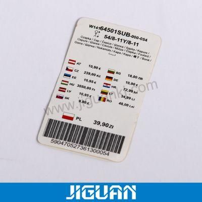 Free Design Thread Black Clear PVC Hang Tag