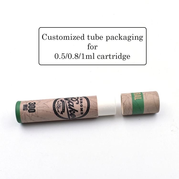 High Quality Eco Friendly Material Round Cylinder Kraft Paper Cardboard Tube Packaging